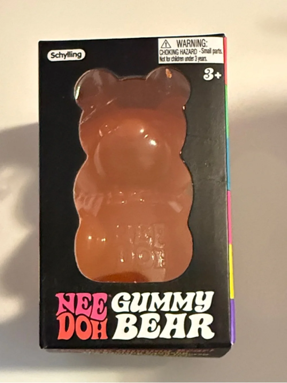 Nee Doh Orange Gummy Bear Sensory Toy by Schylling SEND OFFER SHIIPS SAME DAY